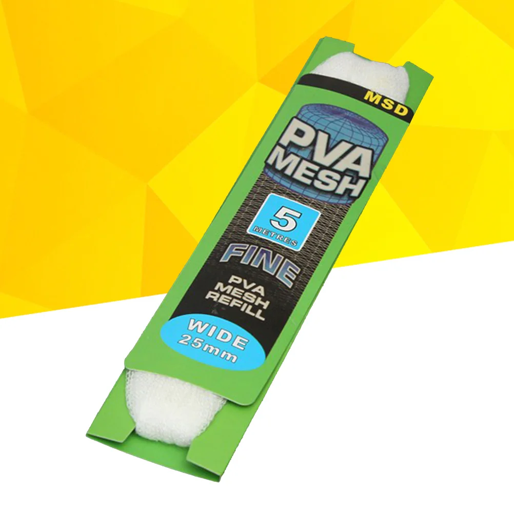 

PVA Water Soluble Mesh Nets 2mm White Carp Fishing Tackle Dissolving Bags PVA Mesh Tube Water Dissolving Network Granular Bait