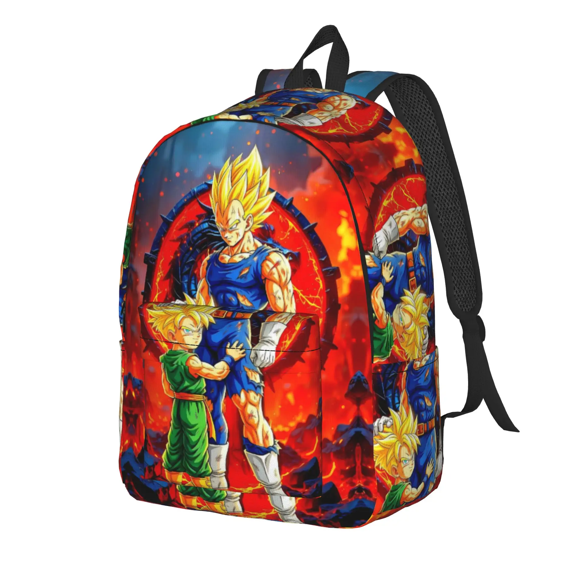 Dragons Ball Anime Song Goku Backpack Student Large Backpacks Polyester Streetwear School Bags Travel Back To School Rucksack
