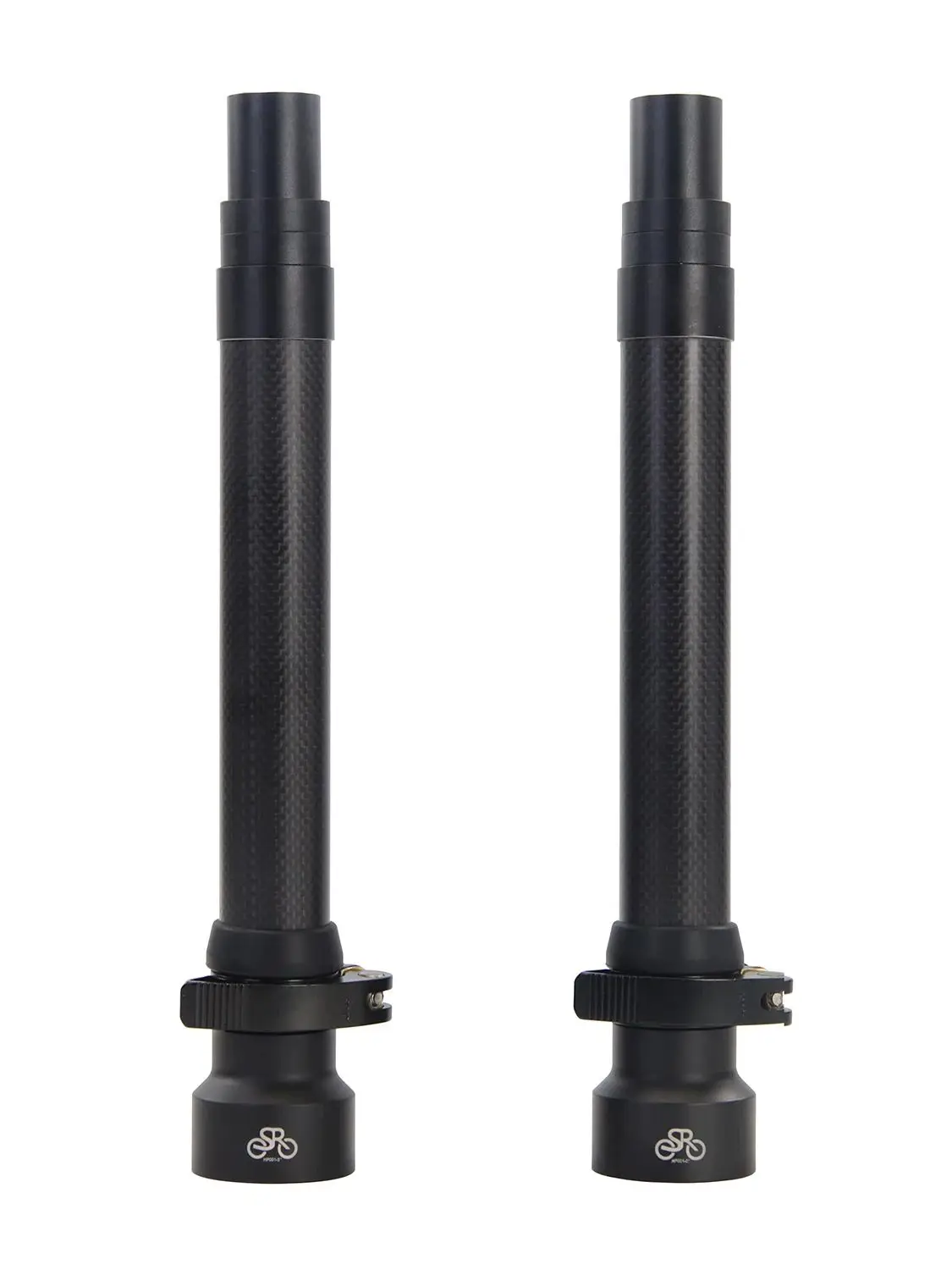 AliExpress SILVEROCK-Folding Bike Carbon Stem Bike Headtube 28.6mm for FNHON DAHON Folding Bike, Handlebar Stem, 330mm, 350mm, 370mm, 420mm