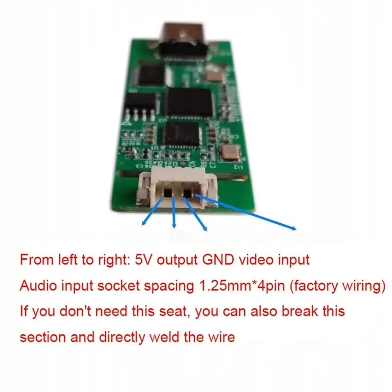 AHD To USB Capture Analog Signal To Digital USB Camera Module AHD To Type-C Module UVC Free Drive For Android