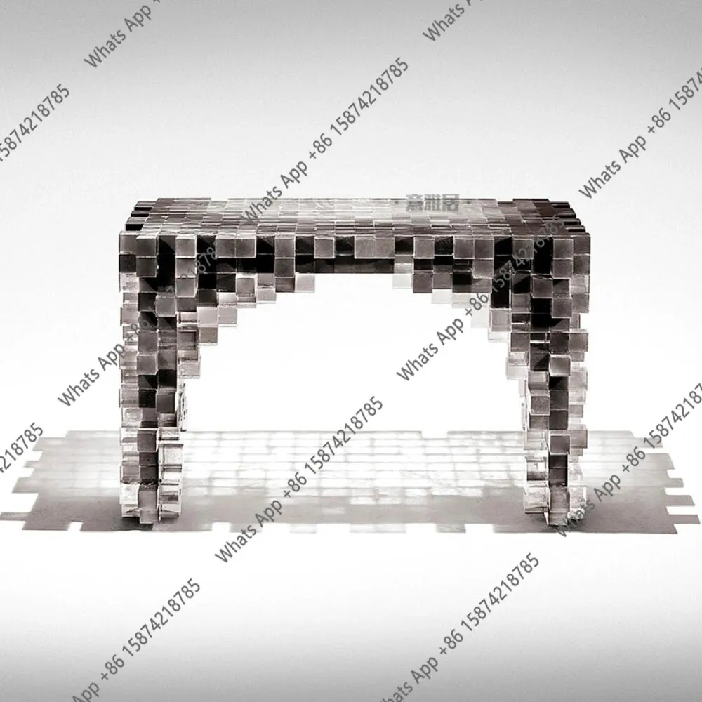 Italian light luxury acrylic Xuanguantai household villa luxury house designer simple artistic sense