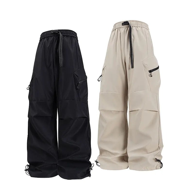 

Весенне-осенние повседневные брюки, модные свободные удобные дышащие длинные брюки-карго с несколькими карманами, повседневные брюки для фитнеса и бега