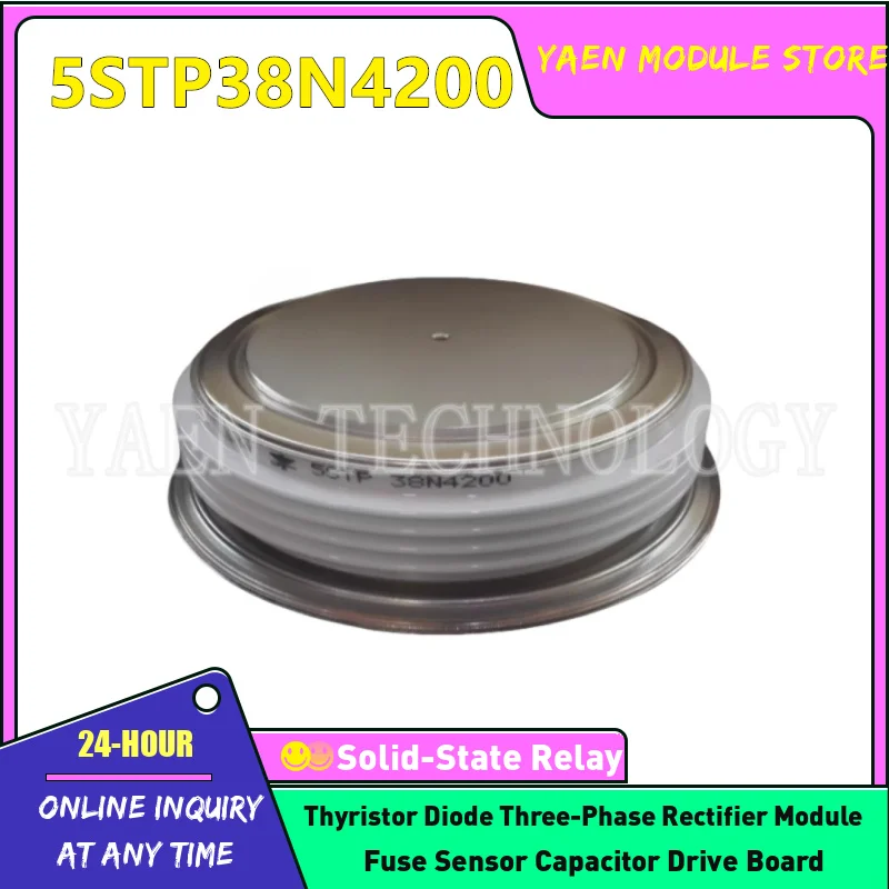 

New 5STP34N5200 5STP 38N3800 5STP 38N3600 5STP26N6500 5STP12N8500 5STP38N4200 5STP 38N4000 Thyristor module In stock