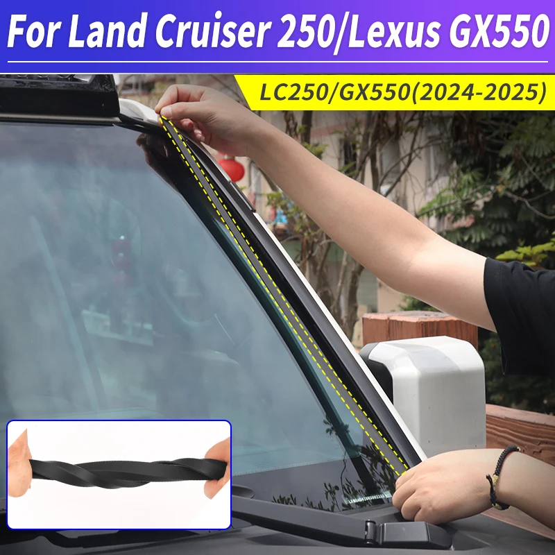 

For 2024 2025 Land Cruiser Prado LC 250 1958 J250 For Lexus GX 550 Foreside windscreen Sealing Strip Noise Reduction Accessories