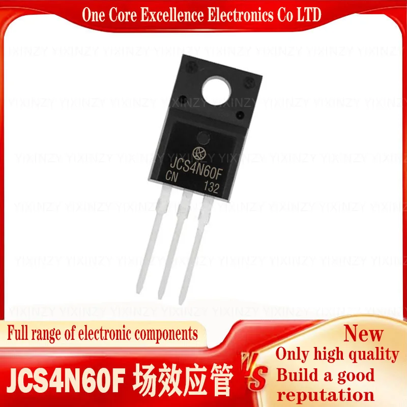 10PCS NEW JCS4N65F JCS8N65F JCS4N60F JCS7N65FB JCS12N50FC  TO220F MOSFET FET Diode Triode Integrated IC