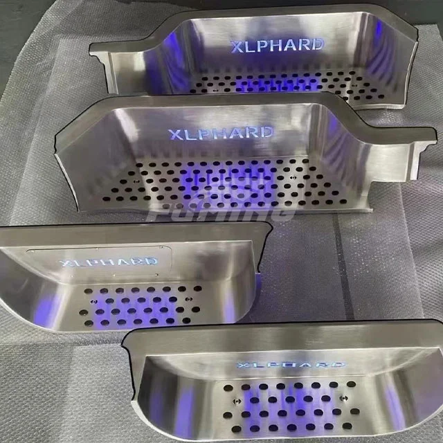 Panele ochronne ze stali nierdzewnej Granvia, pedały ze stopu aluminium do modernizacji wnętrza, akcesoria do przeróbek.