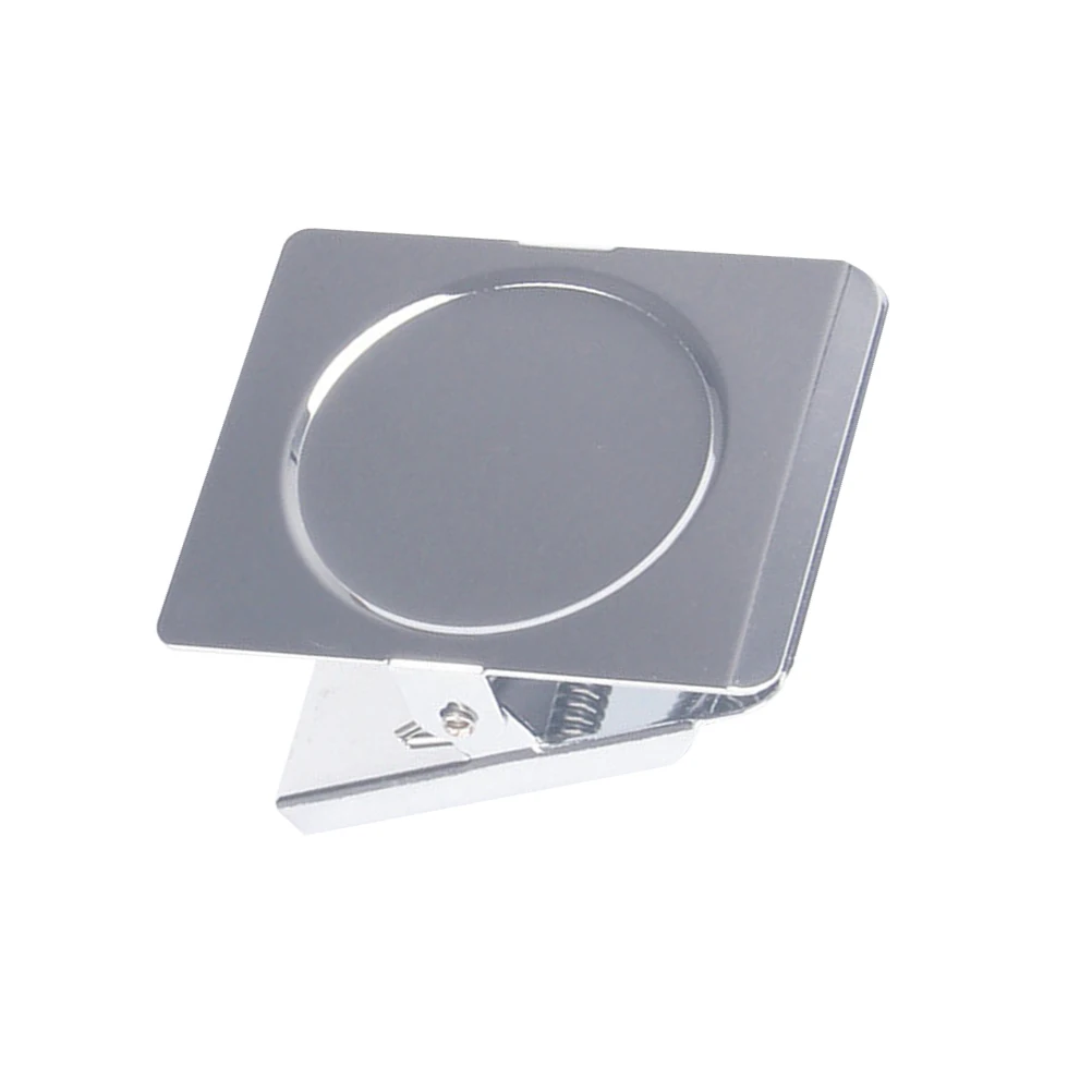 

10Pcs 45mm Magnetic Metal Clip Square File Organizer Sturdy for Refrigerators Whiteboards Home School Office Use Silver