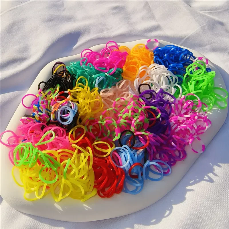 

200pcs/bag New Colorful Small High Elastic Pet Hair Bands Dog Cat Elastic Rubber Band Ponytail Holder Hair Accessories Hair Ties