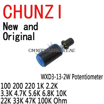 (1 STKS Potentiometer + 1 STKS Zwarte Knop) WXD3-13 2 W 100 200 220 1 K 2.2 K 3.3 K 4.7 K 5.6 K 6.8 K 10 K 22 K 33 K 47 K 100 K Ohm