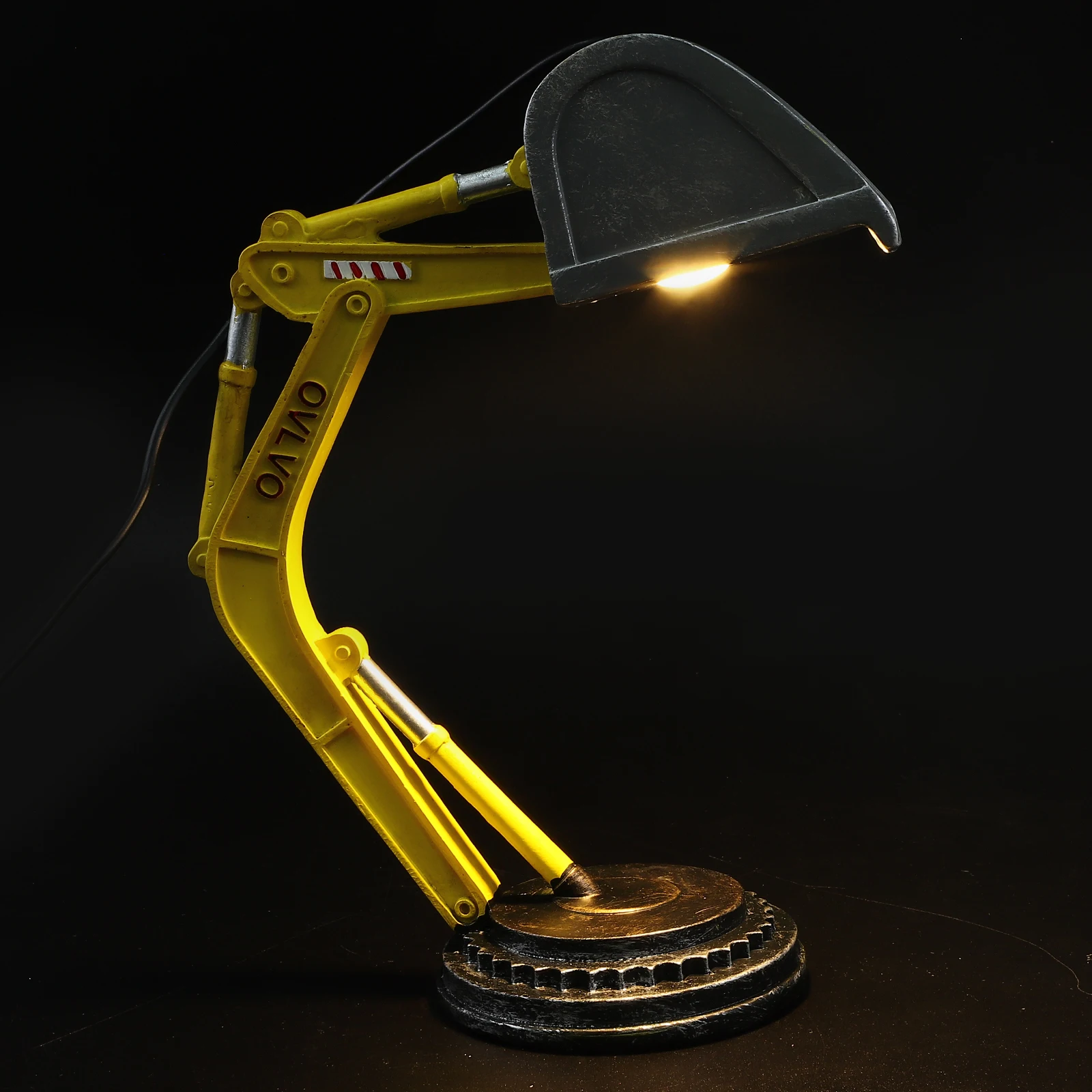 

Home Decor Excavator Table Lamp Decorations Halloween Construction Night Stand Toddler Kids Room Tabke Nursery Baby