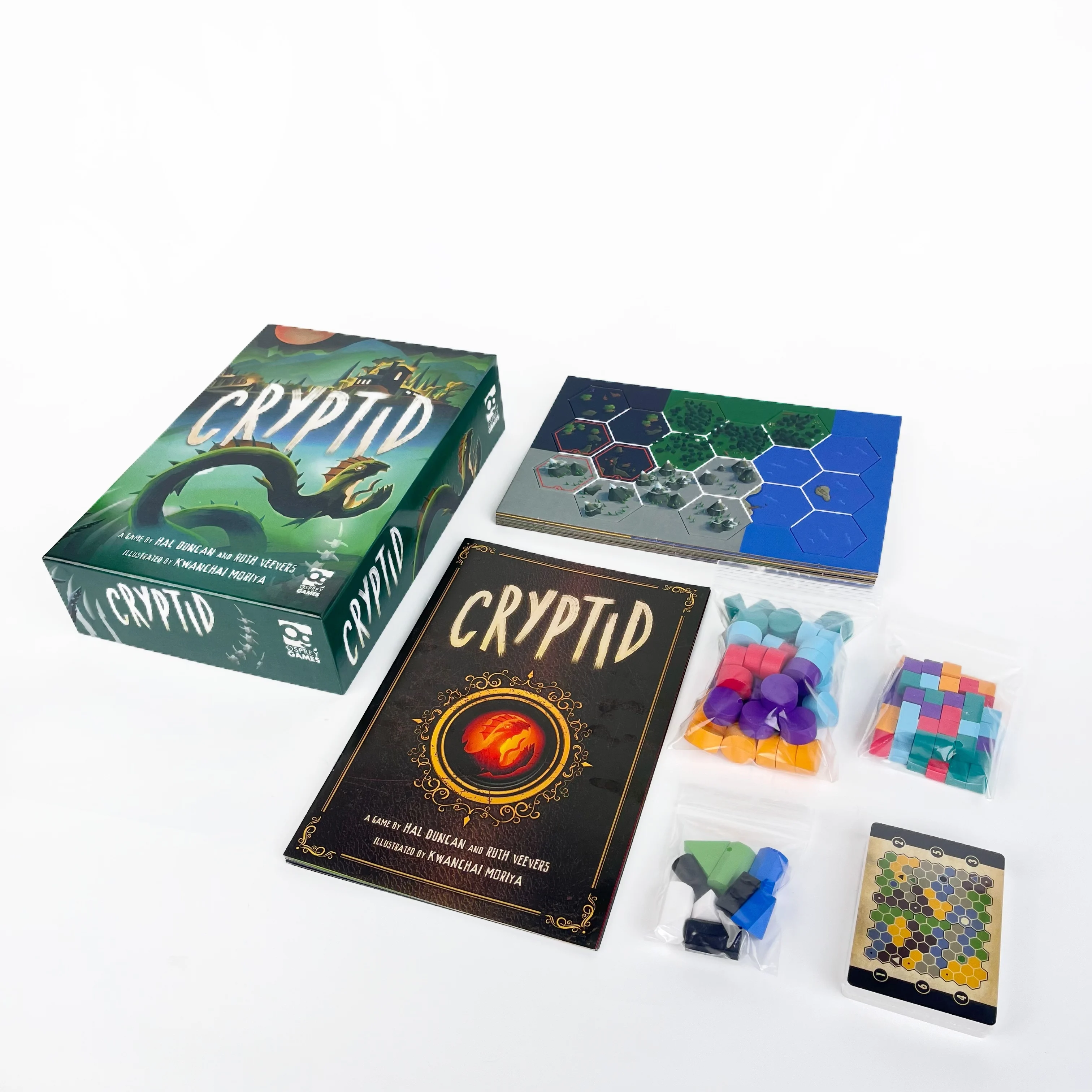 

Настольная игра Cryptid Big Box Deluxe Edition, стратегическая семейная игра для взрослых и подростков, подарок на день рождения