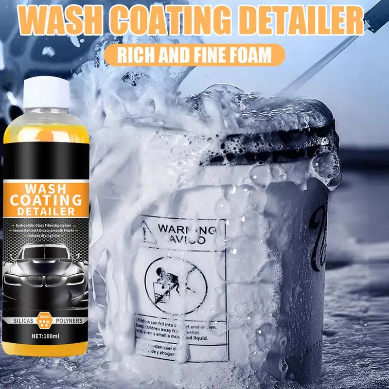 Auto Wassen Auto Coating Detailer Sneldrogend Multifunctioneel 100 ml Reinigingsoppervlakreiniger Verwijder vet voor auto's Vrachtwagens SUV's