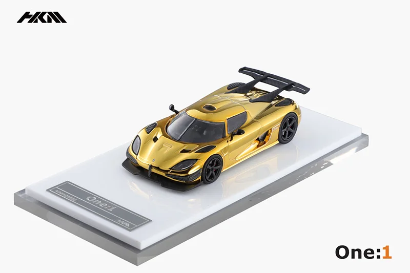 HKM 1:64 Koenigsegg Agera ONE:1 terbatas 699pcs model mobil paduan diecast