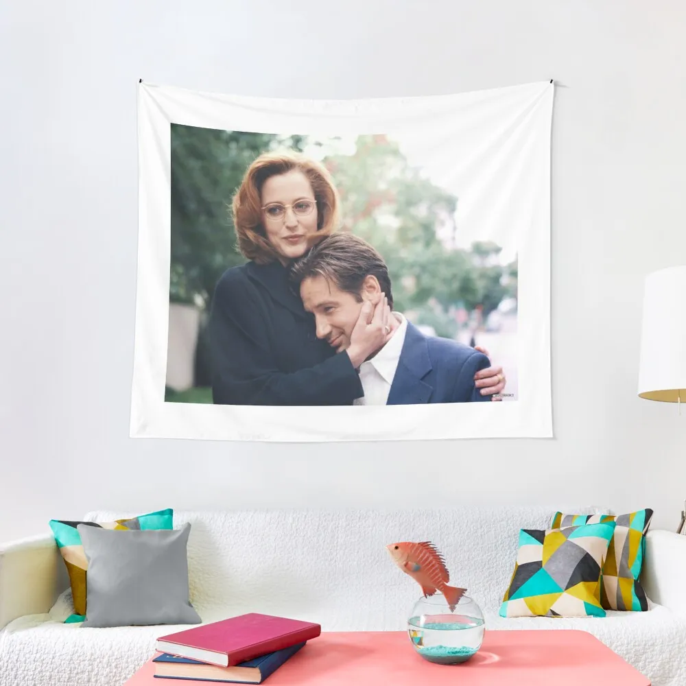 

dana scully x files fox mulder Tapestry Room Aesthetic Custom Bedroom Decorations Tapestry