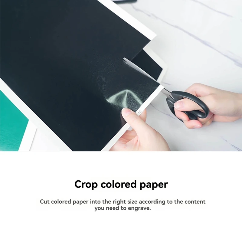 AT64 Laser Engraving Machine Glass Ceramics Engraving Color Paper Black For Ceramic, Glass, Partly Smooth Stone, Crystal
