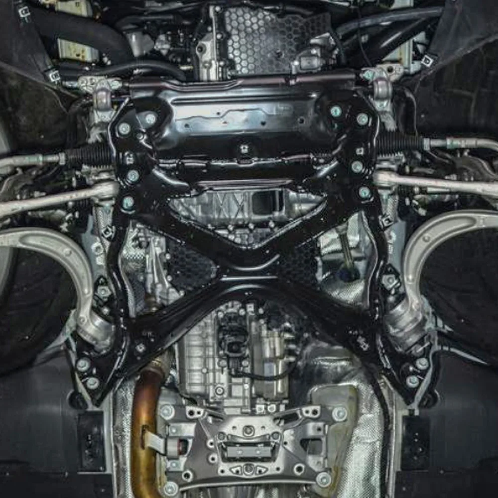 Placa de proteção do motor respingo escudo lama fender placa capa preto carro mudflap mudapron paralama para audi a4l 2017 - 2024 2.0t