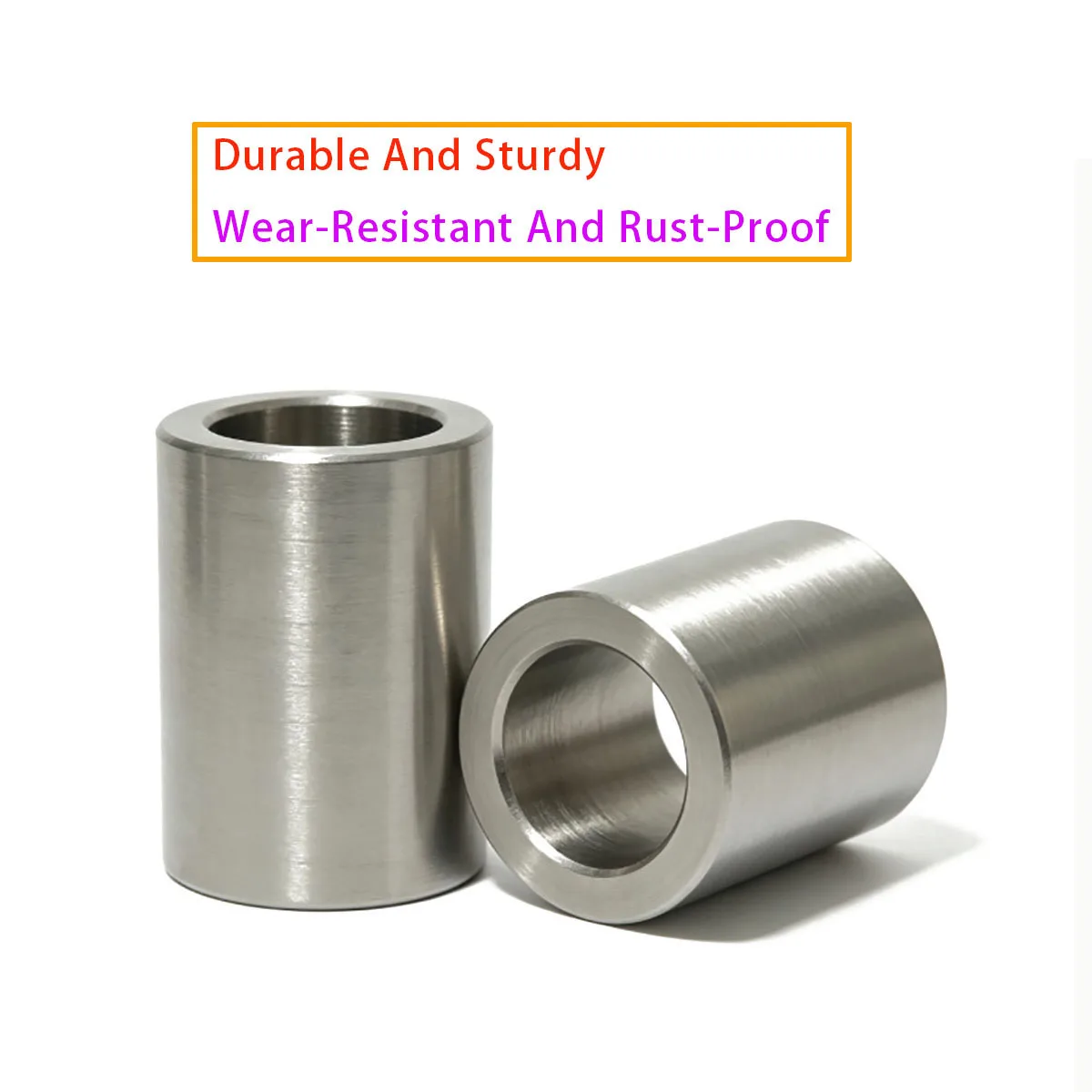 304 Stainless Steel Shaft Pad ID 22/24/25/30mm Unthreaded Circular Hollow Spacer Outer Diameter 28-45 Length 5-60mm