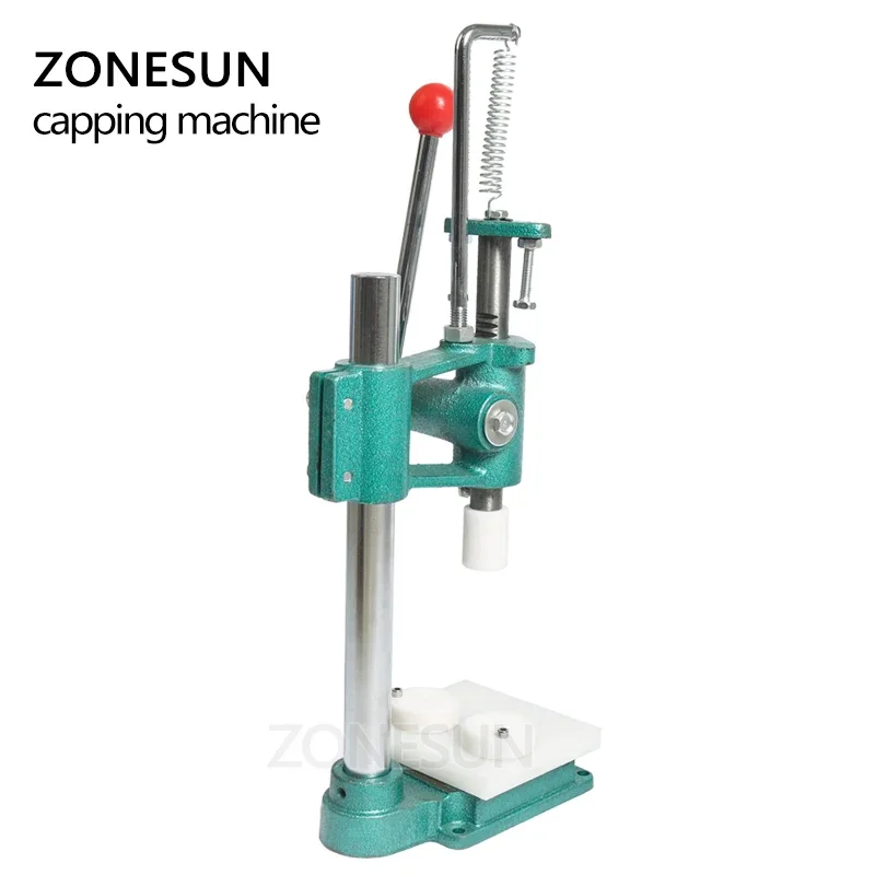ZONESUN Perfume Glass Bottle Capping Machine Perfume Crimping Machine Perfume Collar Ring Pressing Machine