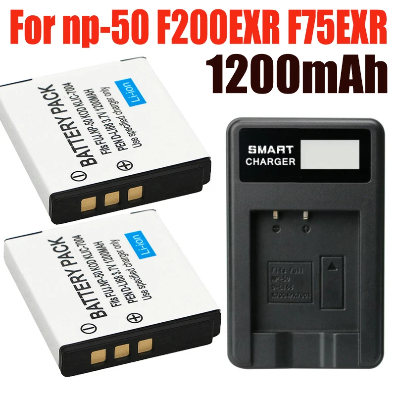 NP-50 FNP50 battery for Fujifilm FinePix F200EXR F75EXR F70EXR F100fd F60fd F50fd XF1 XP100 XP150 XP170 X20 F605EXR KLIC-7004