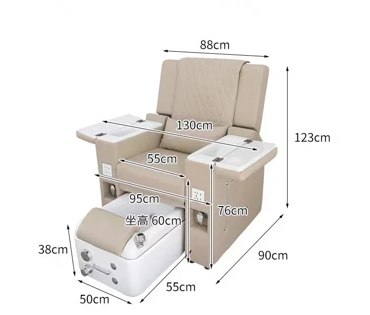 Modern Beauty Salon Furniture Multifunctional Massage Pedicure Chair Foot Spa Manicure Pedicure Chair