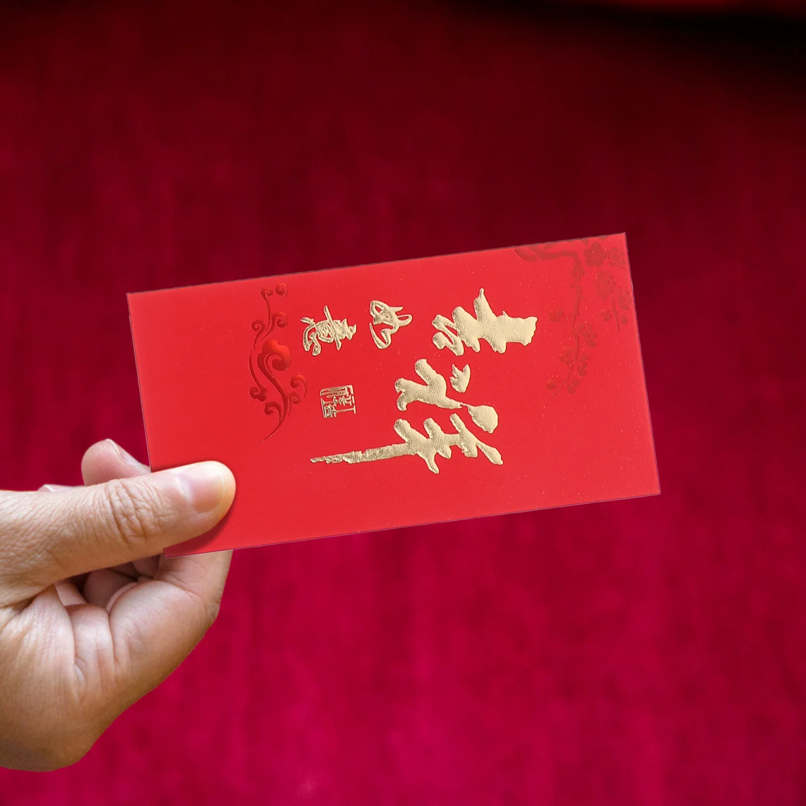 

6pcs Creative Red Envelopes 2024 Dragon Year Money Bag Festive Gift For Chinese New Year Wedding Envelope Traditional Red