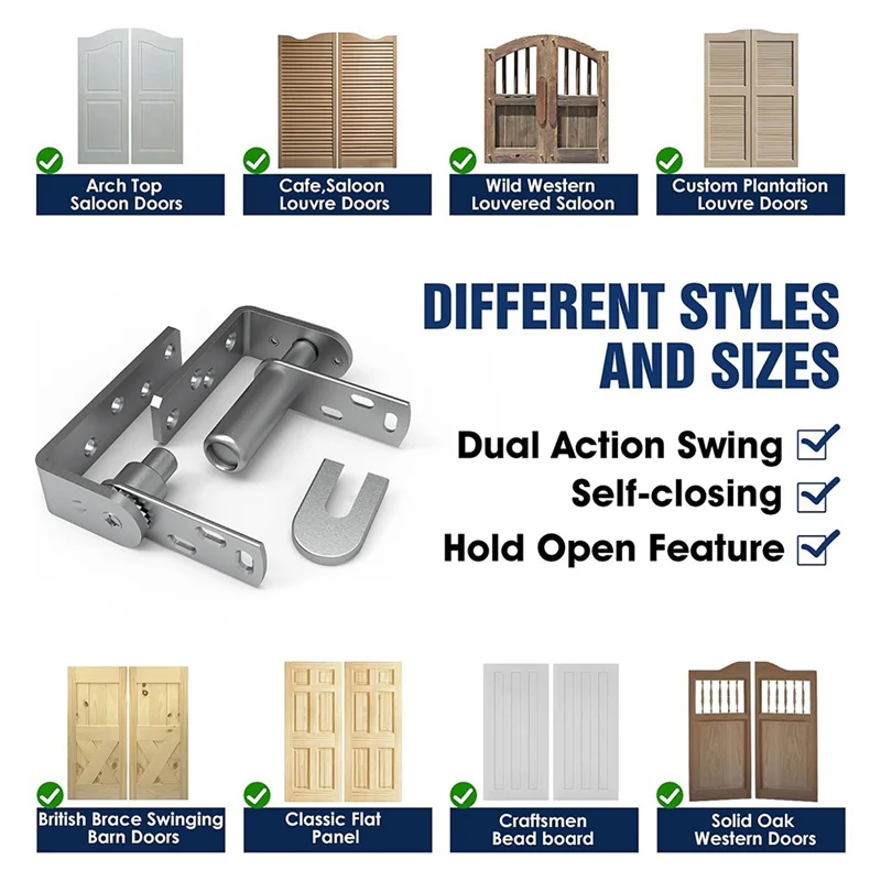 ABNO-Cafe For Swinging Door Hinges Hardware Saloon Door Hinges For Swinging Door Hinge Components