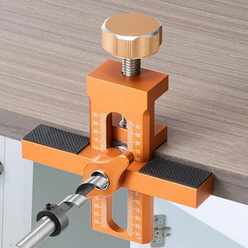 Cabinet Door Installation Positioner Adjustable Installation Positioner Aluminum Alloy Positioning Tool Mounting Jig Versatile