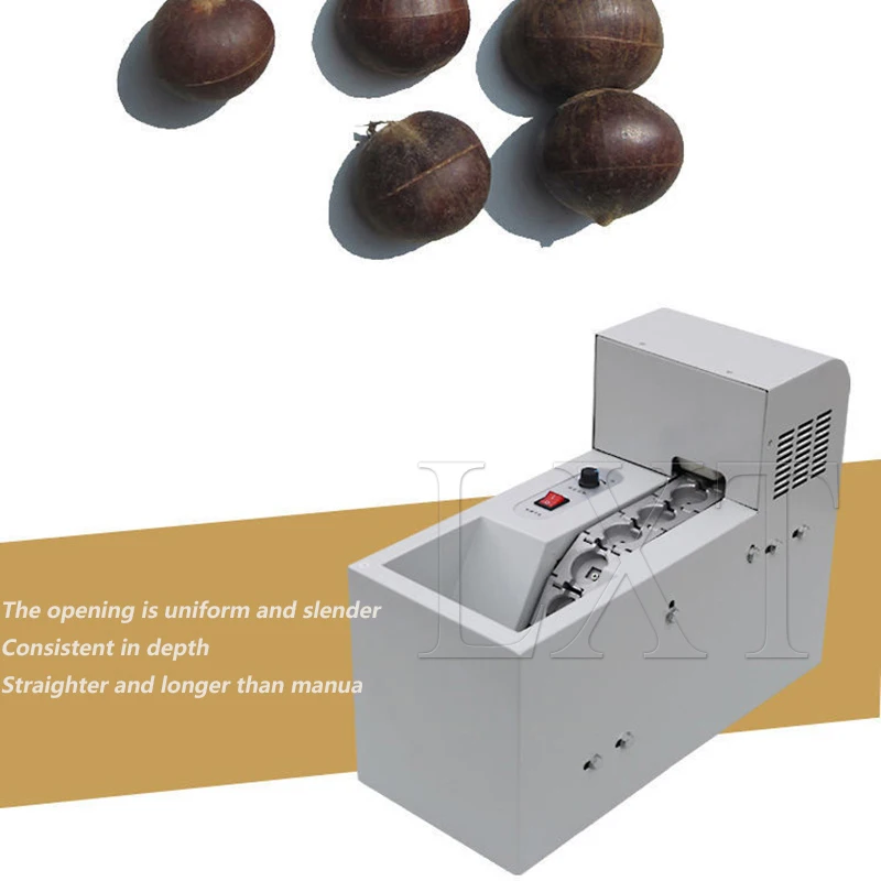 Commercial Electric Chestnut Cutting Maker Chestnut Opening Machine