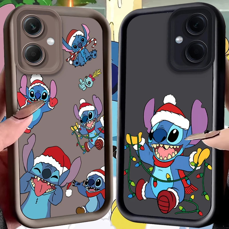 

Чехол Blue Stitch для Xiaomi Redmi Note 14 13 12 Turbo 11S 4G 11 10 Pro Plus 9 14C 13C 12C 9C A2 A1 Liquid Silicone Cover Funda