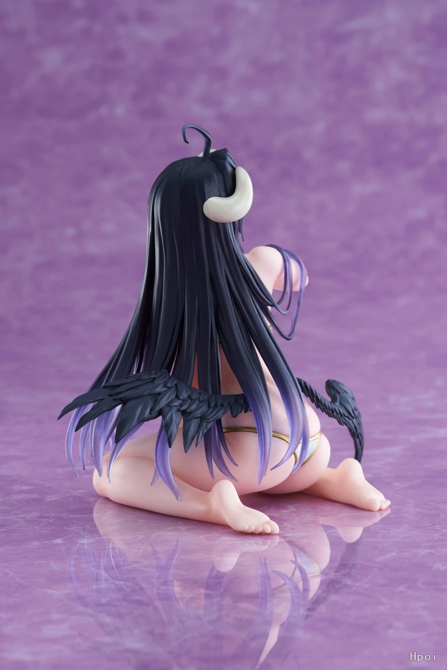 13cm Hentai Figure OVERLORD Anime Figure Desktop Cute Swimsuit Albedo Action Figure Noodle Stopper Figurine Collection Model Toy