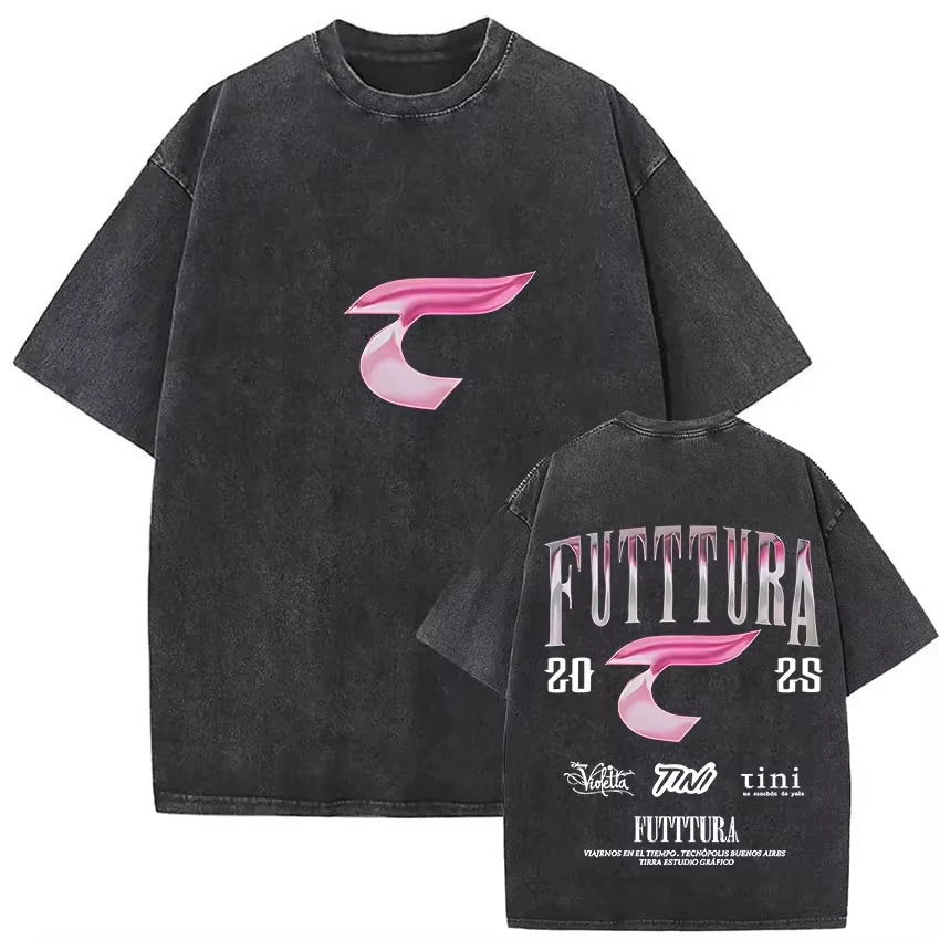 الرجال النساء الهيب هوب القوطية موضة تي شيرتات قصيرة الاكمام الشارع الشهير ريترو غسلها تيني ستوسيل فوديرا ألبوم 2025 الجرافيك تي شيرت #3