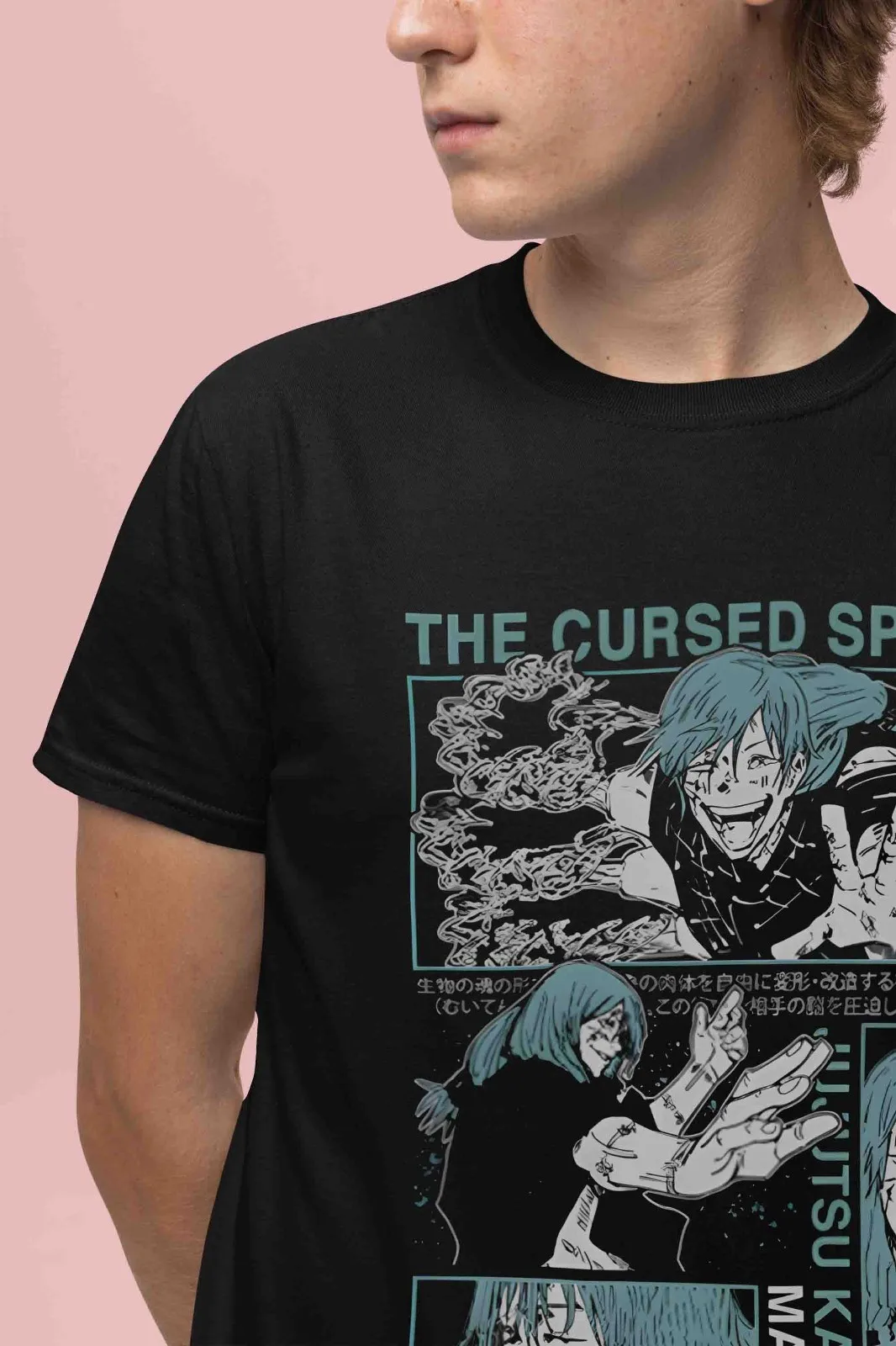 Jujutsu Kaisen Shirt Mahito T-Shirt Sukuna Itadori Gojo Top JJK Anime Unisex Tee