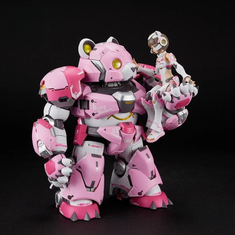 Lazy assembling mecha, seven deadly sins mecha model, haney hug, coconut hit rhino