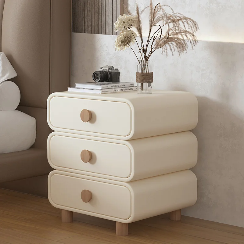 Mesas de noche modernas únicas, cómodas y estéticas, almacenamiento nórdico, cajones de mesita de noche, ahorro de muebles de dormitorio Buro Para Recamara