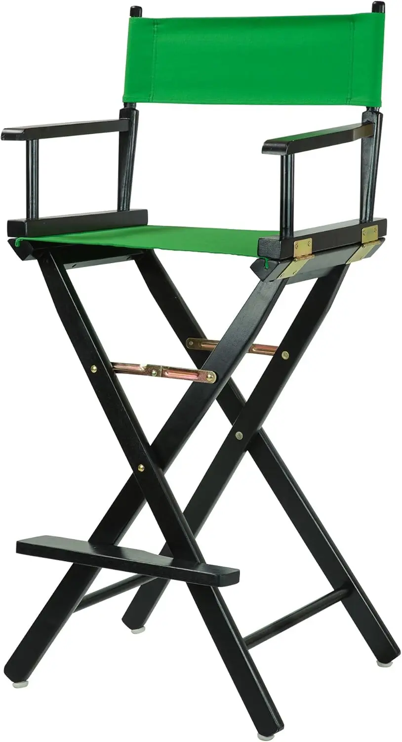 

Director'S Chair ,Bla Frame/Green Canvas,30"" - Bar Height