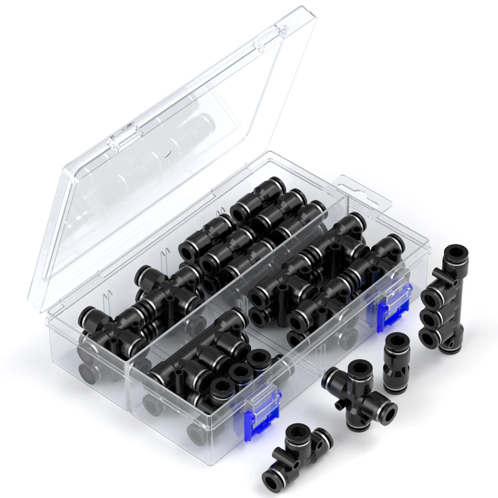 

4 6 8 10 12 мм PU PV PE PY PZA 23/21/16/13 шт. черный высококачественный пневматический быстрый разъем, вставной соединительный пневматический пневматический комплект