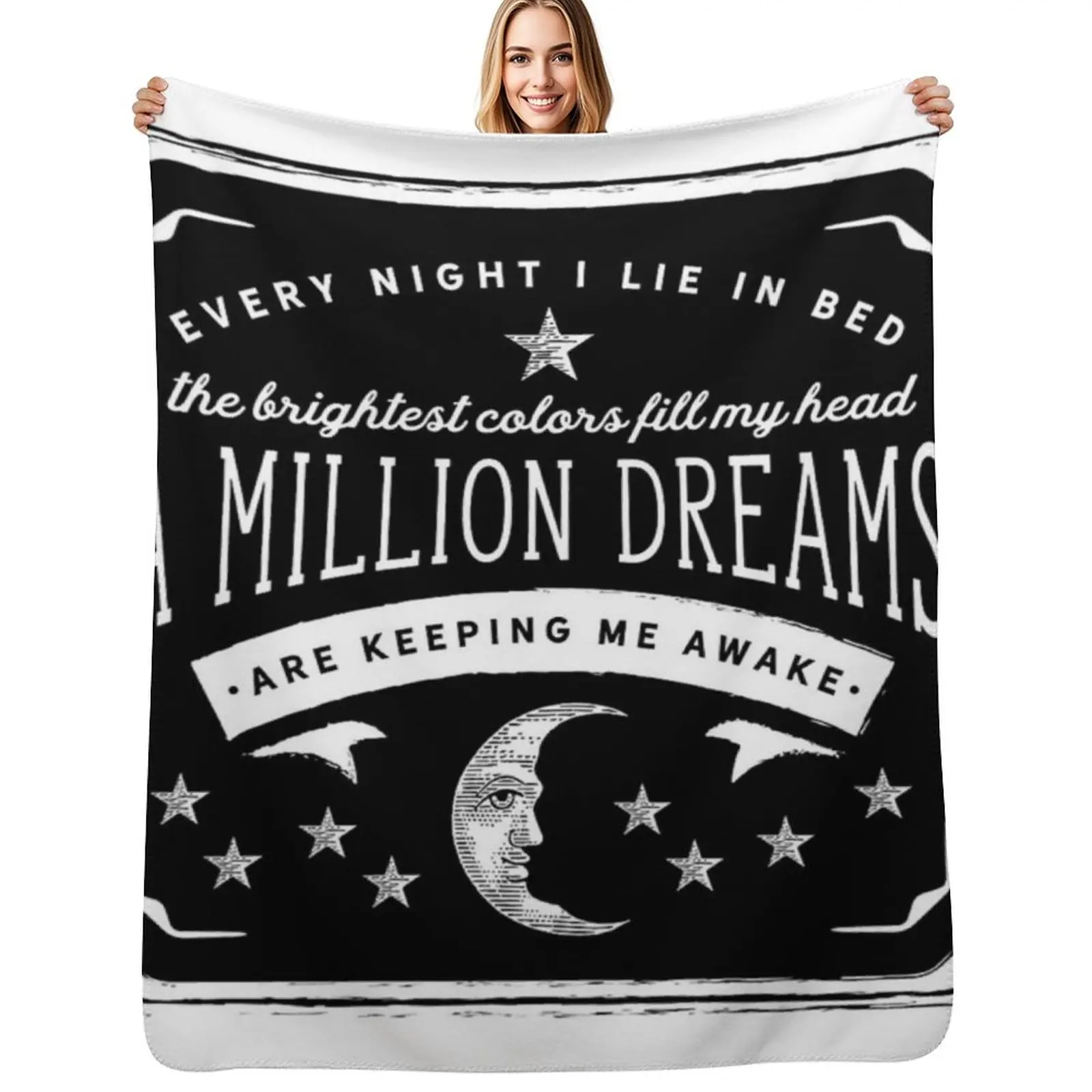 A Million Dreams (The Greatest Showman) Throw Blanket Fluffy Cozy Throw Blanket for Home Decor