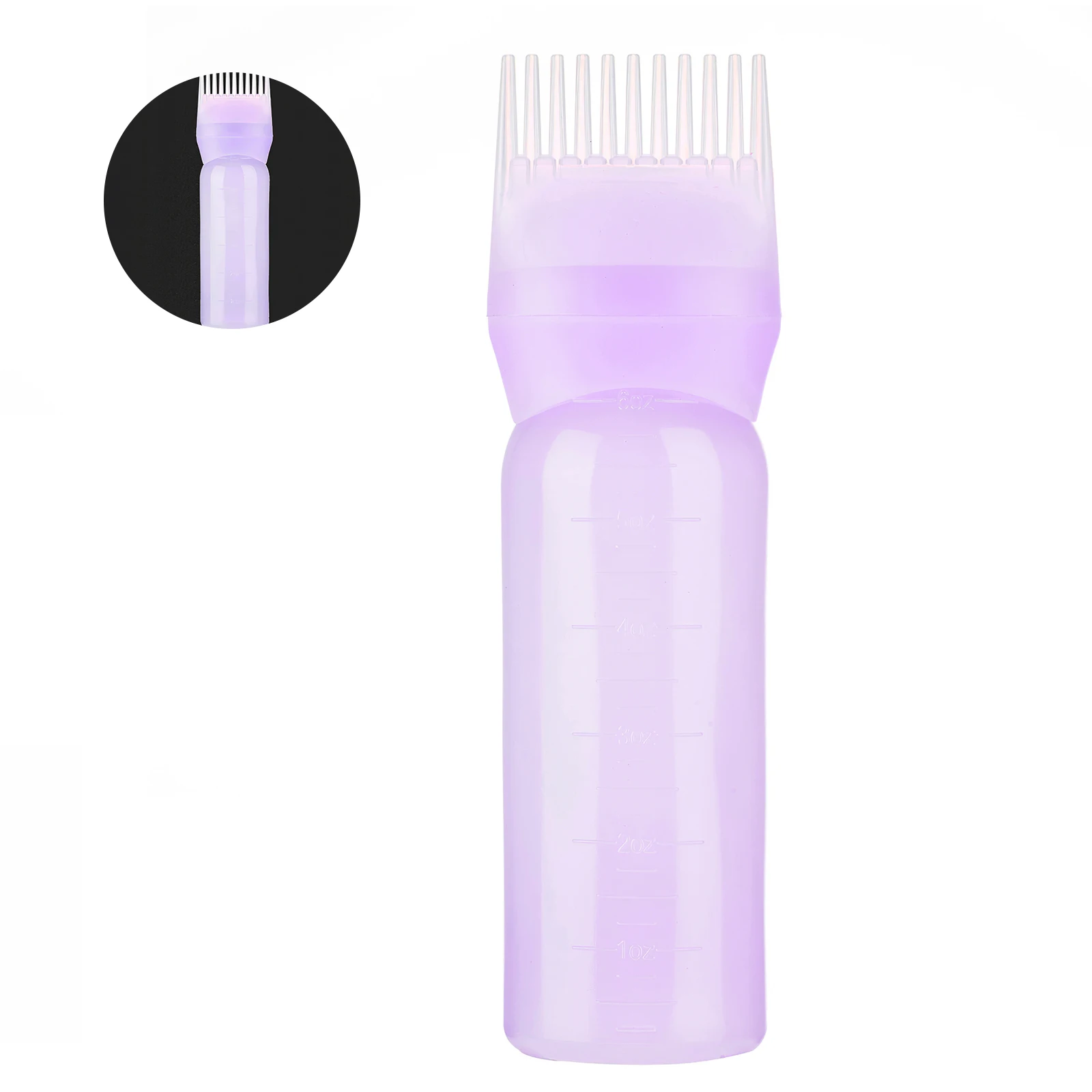 3 Colors Hair Dye Applicator Brush Bottles Dyeing Shampoo Bottle Oil Comb Hair Dye Bottle Applicator Hair Coloring Styling Tool