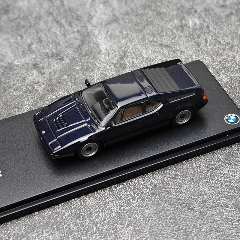 ar-box-1-64スケール-ダイキャスト合金-ダークブルー-bmw-m1-おもちゃ-スポーツカー-モデル-クラシック-ノスタルジア-大人向けギフト-記念品-静態ディスプレイ