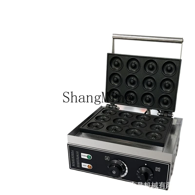 

ZYY Commercial 12 Grid Donut Machine Double Sided Heating Baking Breakfast Bread Machine