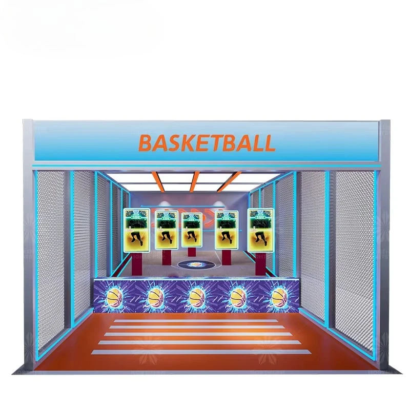 New Coin Operated Basketball Shooting Simulator Arcade Machine Video Ball Shooting Game