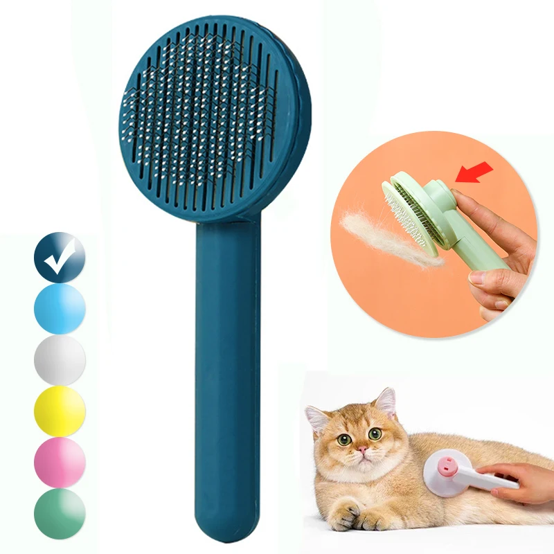 

Cat Brush Pet Grooming Brush for Cats Remove Hairs Pet Cat Hair Remover Pets Hair Removal Comb Puppy Kitten Grooming Accessories