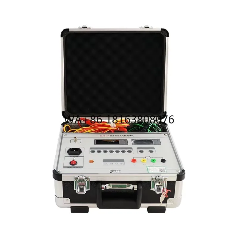 D210-2A Electronic Transformer Winding DC Resistance Tester with 1 Year Warranty