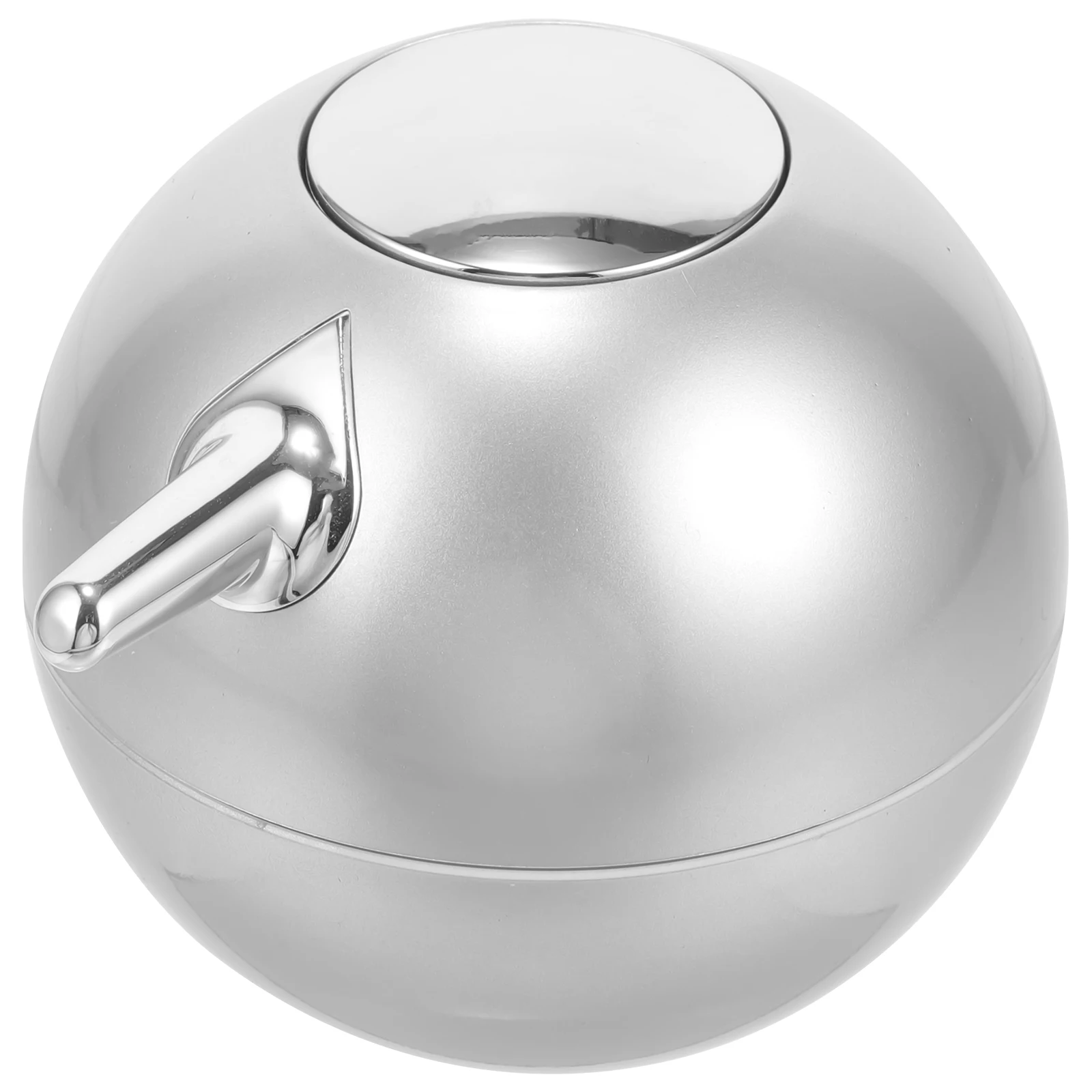 

Pressure Hand Bottle Lotion Dispensing Spherical Soap Dispenser Silver