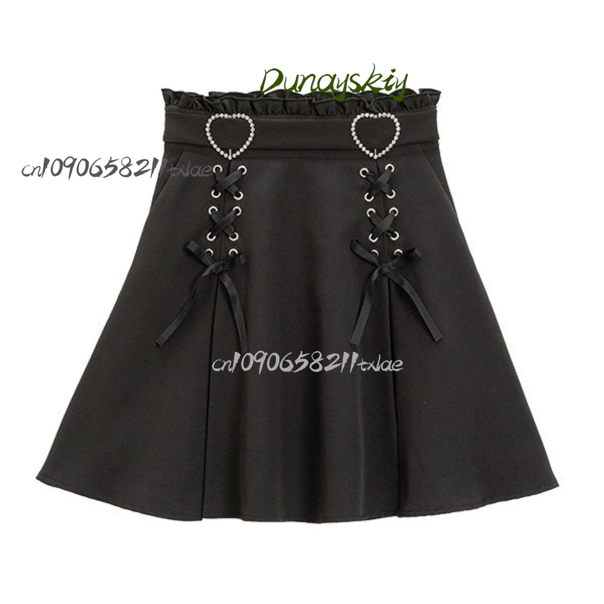 تنورة جيراي كي فستان ياباني لطيف منجم أحمر أسود وردي Kawaii Y2k أزياء تنكرية للسيدات مقاس كبير حلم جرلي حلو