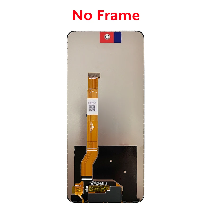 Screen With Frame For Realme C55 RMX3710 LCD Display Touch  Pantalla Digiziter Assembly Screen Replacement For Realme C55 LCD