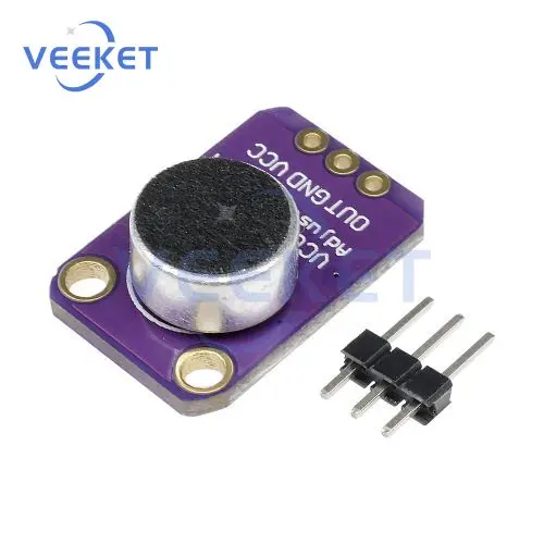 Sound Sensor Modul MAX4466 MAX9814 Sound Control Sensor mit Pfeifenschalter Mikrofonverstärker für Arduino Detection Project