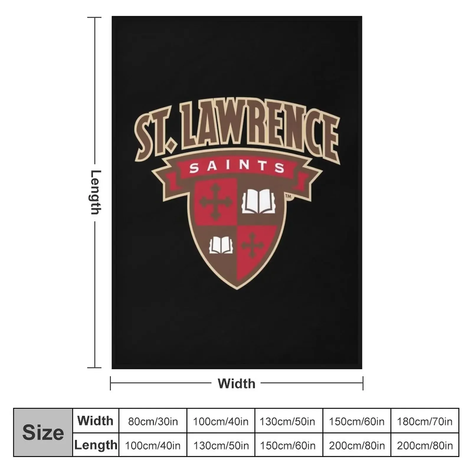 St. Lawrence saints Throw Blanket Designers Bed Fashionable Blankets