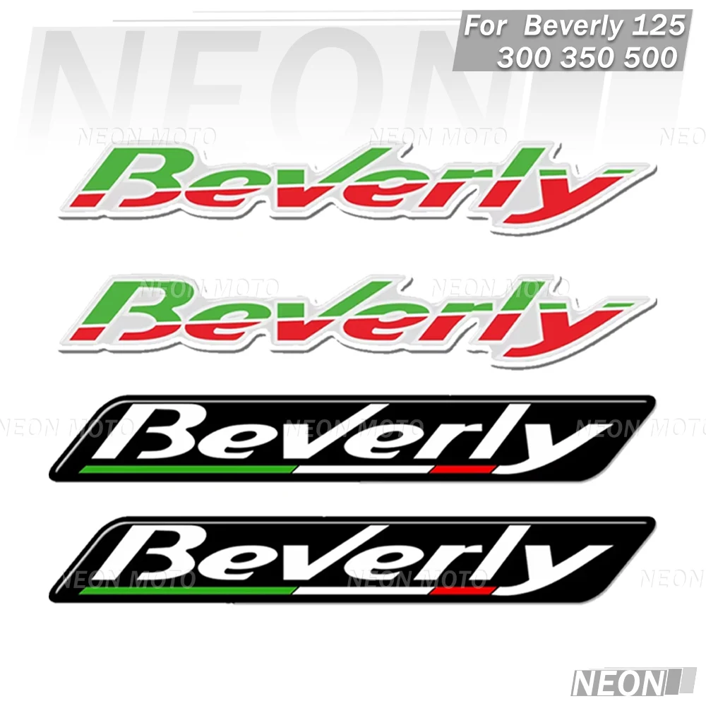 

Motorcycle 3D Epoxy Stickers Resin For PIAGGIO Beverly 125 300 350 500 MOTO SCOOTER Emblem Badge Decal