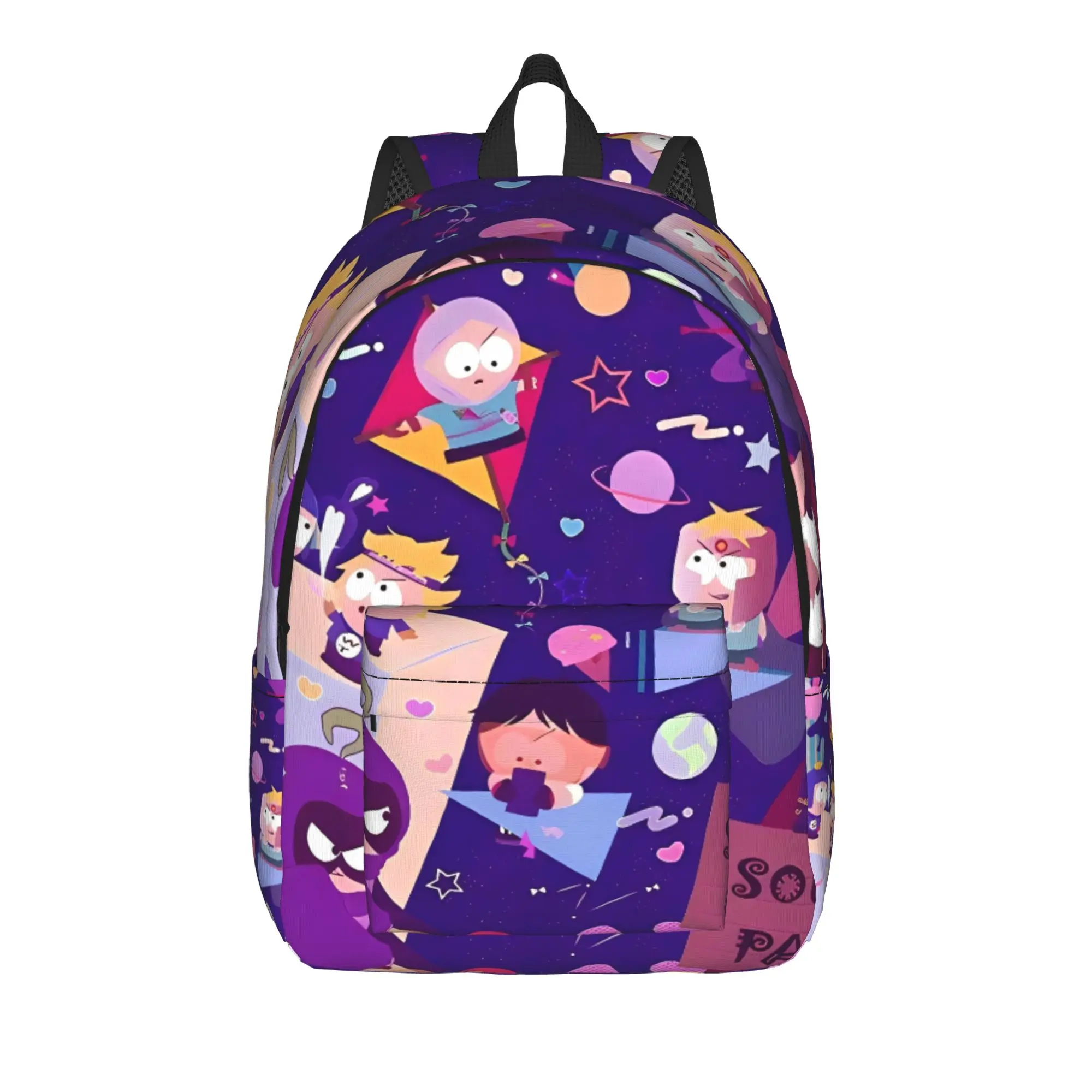 

SouthParks Backpack Boy Big Backpacks Polyester Kawaii High School Bags Daily High Quality Rucksack
